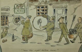 1917 World War 1 Diary Sketches Art Military Memorabilia