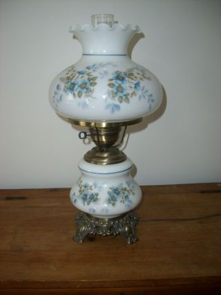 Accurate Castings A4181 Floral 3 Way " Gone With The Wind " Hurricane Lamp