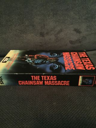 Vintage The Texas Chainsaw Massacre 1974 VHS Video Treasures Slasher Horror Cult 2