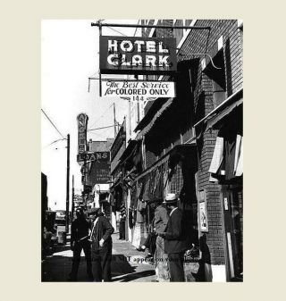 Colored Only Hotel Photo Black Negro Civil Rights Segregation Memphis 1939