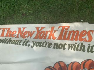 1967 York Times NYC Subway Advertising Poster 3