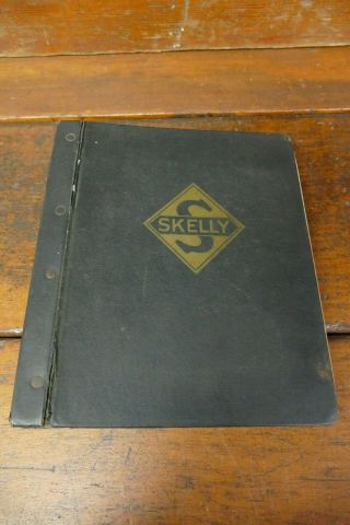 Vintage 1970’s Skelly Oil Co Dealership Instruction Binder Book For Gas Stations
