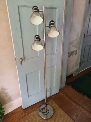 3 - Light Floor Tree Lamp - Adjustable Heads - Great For Your Dorm Or Apartment