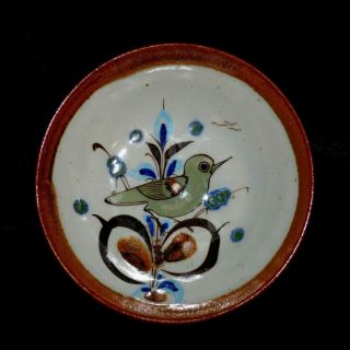 Vintage Ken Edwards Tonala Mexican Small Dessert Bowl 6 1/2 " Ceramic Pottery
