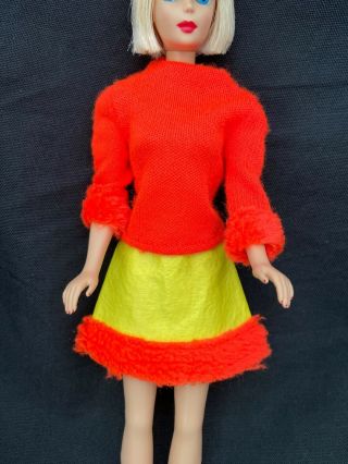 Vintage Barbie Clothes Mod Era Doll Outfit 1477 Hurray For Leather