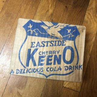 Eastside Cherry Keeno Glasses (3) Vintage Sparkling Beverage Los Angeles Brewing