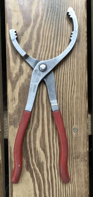 Mac Tools Vintage Oil Filter Pliers Wrench Of240