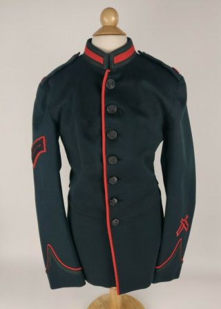 Wwi Ww1 Era British Army Kings Royal Rifle Corps Corporal Dress Tunic Dated 1913
