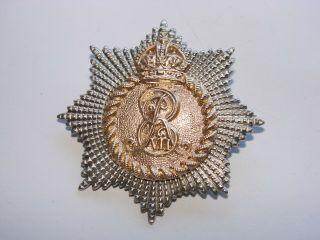 Canada Pre Ww1 Cap Badge Rcr Royal Canadian Regiment 1903 - 1911,  Edward Vii