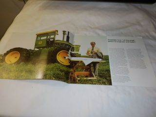 1973 JOHN DEERE 7020 & 7520 4 - WHEEL DRIVE FARM TRACTORS SALES BROCHURE 2