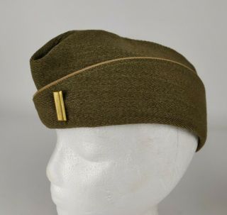 Wwi Ww1 Us Army Quartermaster Corps 2nd Lieutenant Overseas Side Cap Hat