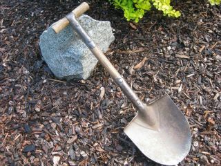 Ww1 Ww2 Wwii U.  S.  Army Military T - Handle Shovel Entrenching Tool Double Stamped