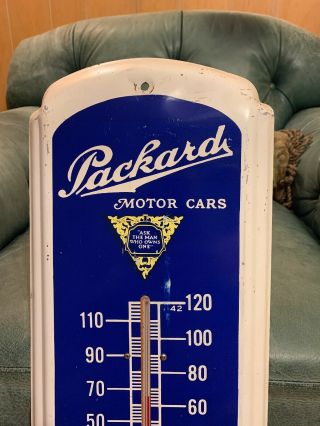 Packard Car Advertising Thermometer Gas Oil Sign 2