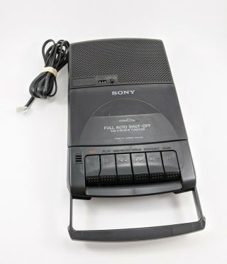 Vintage Sony Tcm - 929 Cassette Player And Recorder In Black And