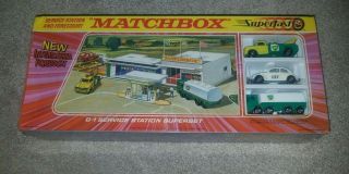 Lesney Matchbox Superfast G - 1 Service Station Superset Gift Set -
