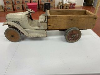 Buddy L Pressed Steel Truck - 1920s 24 Inches Long