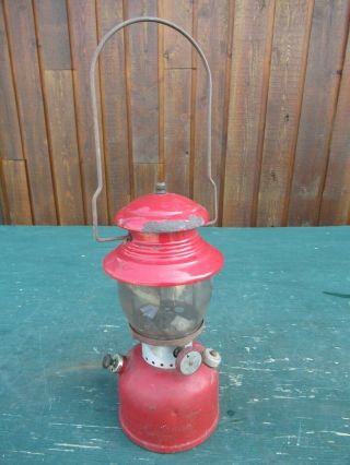 Vintage Coleman Lantern Red Canada Model 200 Dated 9 61 1961
