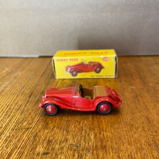Dinky Toys 108 Mg Midget Sports Car W/box 1955 - 1959