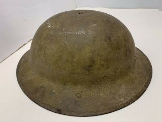 WW1 British Helmet Brodie Partial Liner English Steel 3
