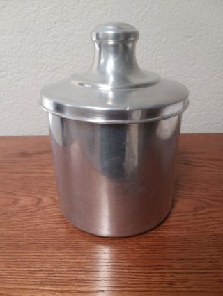 Vintage Borden’s Malted Milk Stainless Soda Fountain Container 2