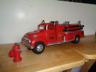 1957 Tonka Suburban Fire Truck Pumper Restoration