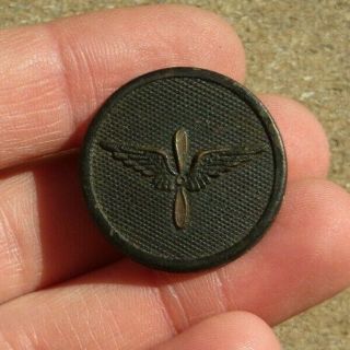 Ww1 Us Army Military Air Service Enlisted Collar Disc Disk - Sb