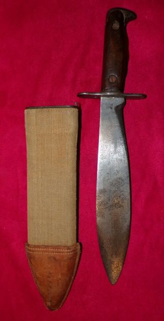 Ww 1 Us Model 1917 Bolo Knife - Plumb,  St.  Louis