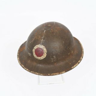 Wwi Us Army Aef 37th Infantry Division Painted Helmet