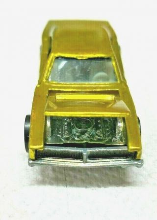 Hot Wheels Vintage Redline 1968 Custom Dodge Charger Yellowish W/white Interior