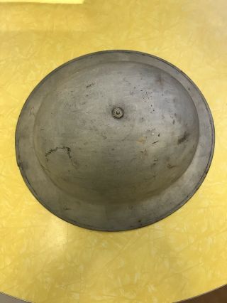 Vintage Ww 1 Era Us Army Doughboy Metal Helmet