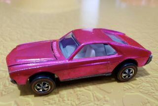Hot Wheels Redline US 1969 Custom AMX Hot Pink AWESOME 3