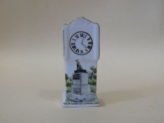 Vintage Dog On The Tucker Box Ceramic Clock Tower Tourist Ware