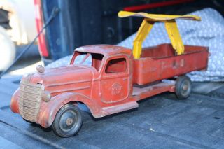 Buddy L Ride On Dump Truck - Pressed Steel - Usa