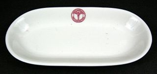 Old Medical Dept U S Army O.  P.  Co.  Syracuse China Oval Dish Military Stock