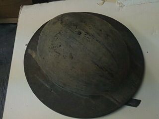 U.  S.  Wwi M1917 Doughboy Helmet Estate Find