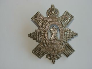 Canada Ww2 Cap Badge The Prince Edward Island Highlanders,  Large Motto Type 2