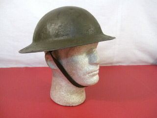 Wwi Us Army Aef M1917 Helmet Complete With Liner & Chin Strap - Dtd 1918 2