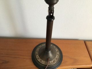 Vintage Greist Adjustable Brass Desk Lamp 3