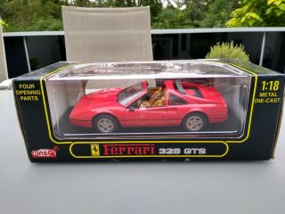Ferrari 328 Gts 1/18 Anson Red Mega Rare In This