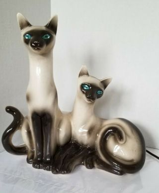 Siamese Cats Tv Lamp 1950 