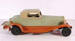 Orginal 1932 Girard - Pierce Arrow Pressed Steel Wind - Up Toy Car