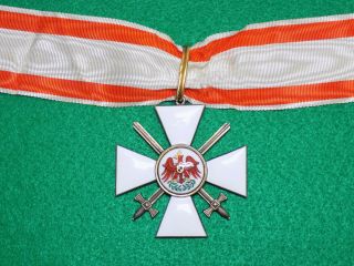 Wwi Imperial German Prussian Order Of The Red Eagle 2nd Class - Silver