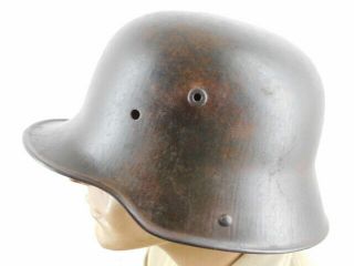 Ww 1 Imperial German Combat Helmet With Reddish Hues