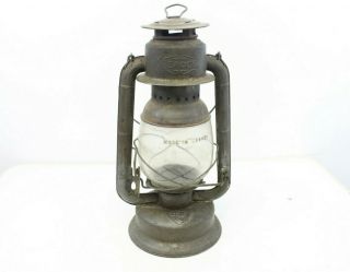 Vintage Beacon Lantern Wind Proof Made In Canada Barn Light With Glass Globe