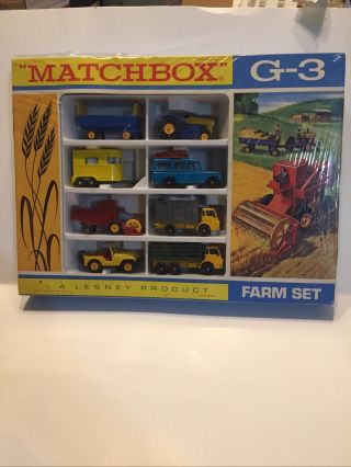 Matchbox Reg.  Wheel Gift Set No.  G - 3 Farm Set