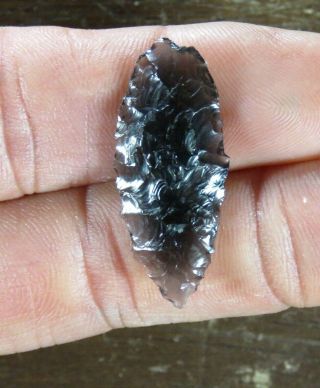 Obsidian Archaic Cascade Point,  Lake Co Or X The Last Point From Anderson Coll.