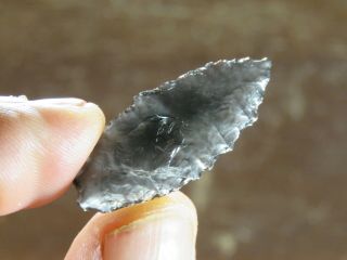 Obsidian Archaic Cascade point,  Lake Co OR x THE last point from Anderson coll. 2