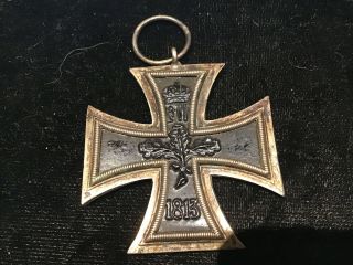 Wwi 1813 - 1914 German Iron Cross Medal 2nd Class