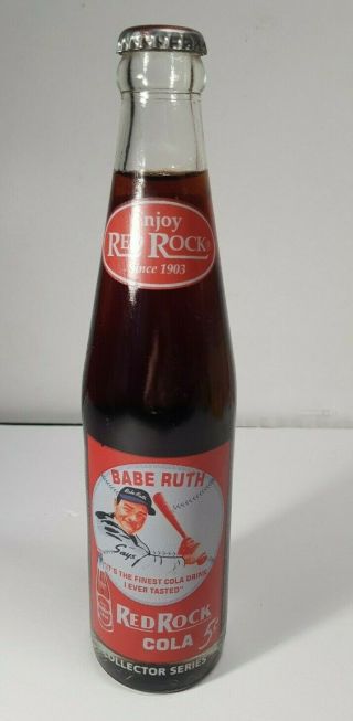 Babe Ruth Red Rock Cola (1 Of 2500) 100th Anniversary Bottle Rare
