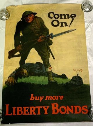 Wwi Us Liberty War Bond Poster 5